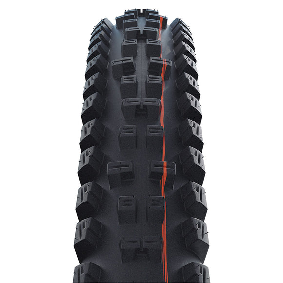 Schwalbe Tacky Chan Tire - 29 x 2.40 Tubeless Folding BLK Evolution Line Super Gravity Addix Soft E-50
