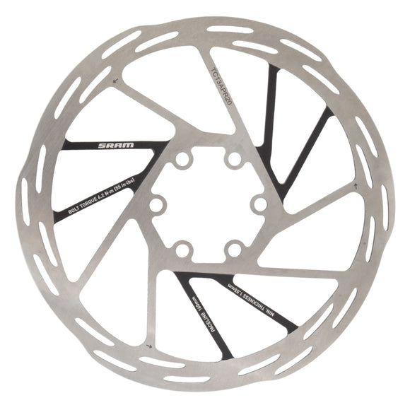 SRAM Paceline Disc Brake Rotor - 160mm 6-Bolt Silver/Black