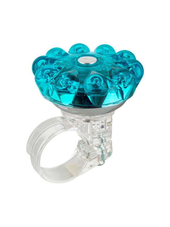 Mirrycle Bling Bell 22.2mm clamp Aquamarine