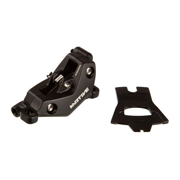 SRAM Motive Bronze Disc Brake Caliper Assembly - Front/Rear Post Mount 4-Piston Diffusion BLK A1+