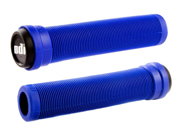 ODI Flangeless Longneck Grips - Blue