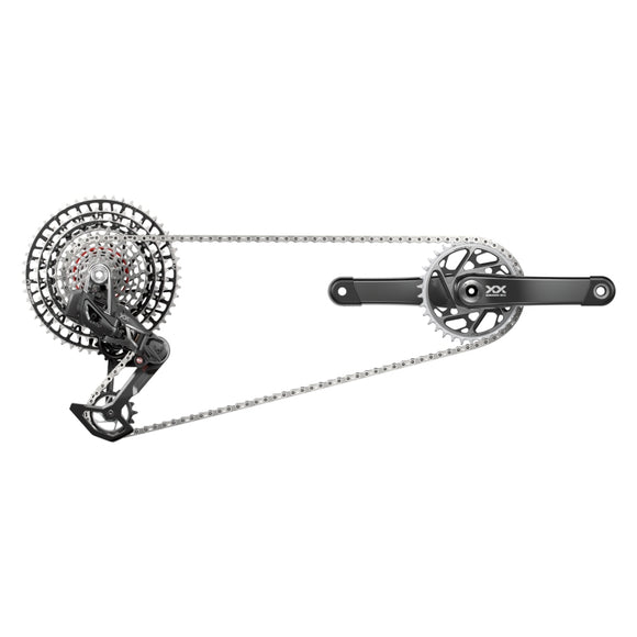 SRAM XX SL T-Type Eagle Transmission Groupset - 175mm Crank 34t Chainring AXS POD Controller 10-52t Cassette Rear Derailleur Chain