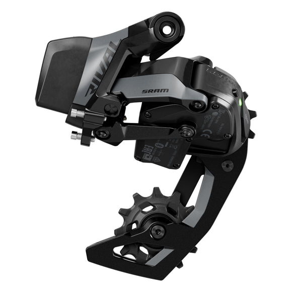 SRAM Rival AXS Rear Derailleur - 12-Speed 36t Max Battery Not Included Aluminum Cage BLK E1