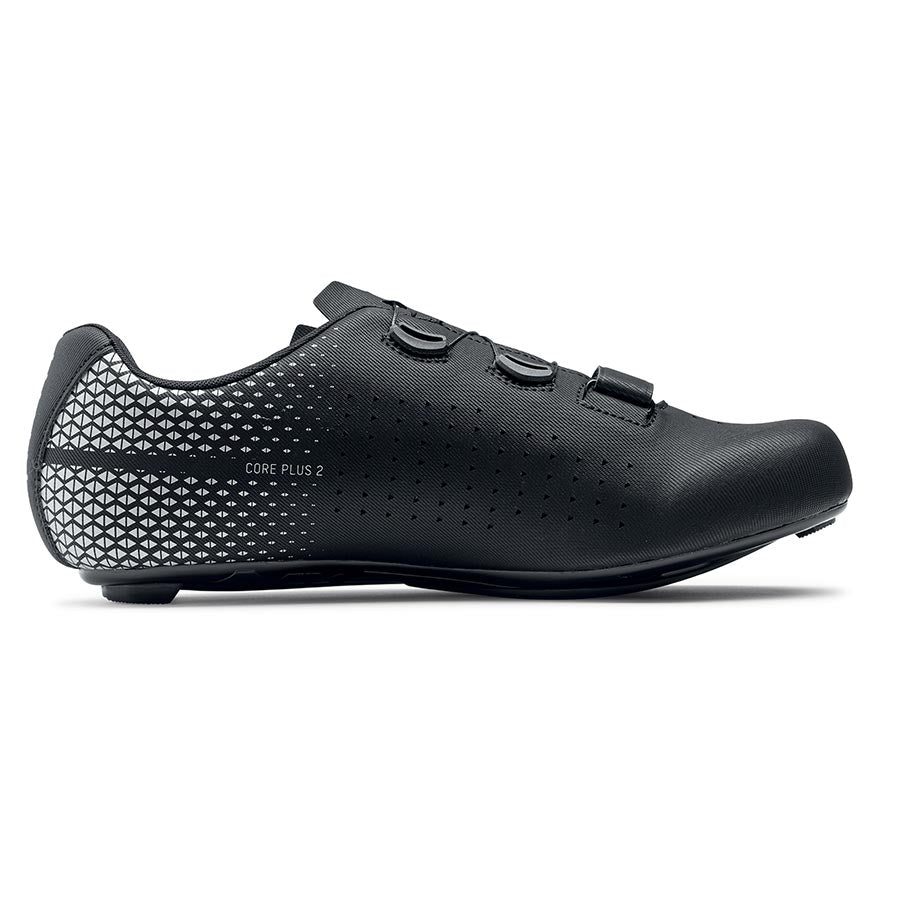 Northwave Core Plus 2 Wide Road Shoes Black/Silver 39 | Boulder