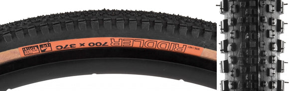 WTB Riddler Tire 700x37C Folding Tubeless Ready Dual DNA 60TPI Tanwall