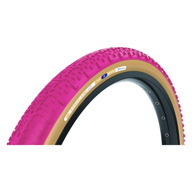 【限定カラーペア２本】GRAVELKING X1 TLR 700x40C Panaracer GravelKing LTD X1 TLR 700c Cranberry Tubeless Tire | The