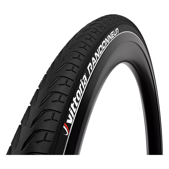 Vittoria Randonneur Reflect Tire - 700 x 38 Clincher Wire Black