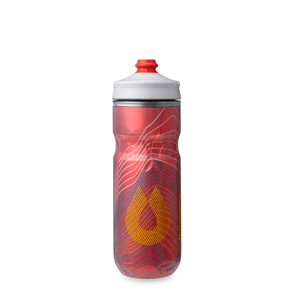 Hydrapak Polar Surge Ascent Insulated Water Bottle - 20oz Red