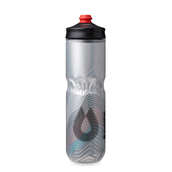 Hydrapak Polar Surge Ascent Insulated Water Bottle - 24oz Silver