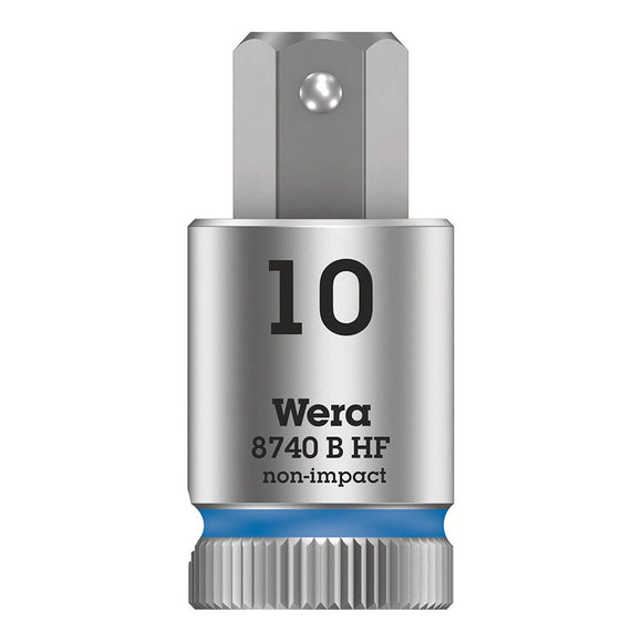 Wera 8740B HF Zyklop 3/8'' Drive Hex 10.0 x 38.5mm with HF
