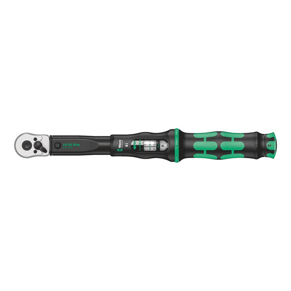 Wera Click-Torque B 1 Torque Wrench - with Reversible Ratchet 3/8"