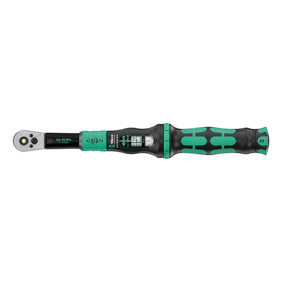 Wera CLICK-TORQUE LOCK Torque Wrench Ratcheting: Yes : 1/4" : Imperial