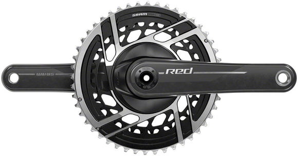 SRAM RED Crankset - 175mm 2x 12-Speed 50/37t 8-Bolt Direct Mount DUB Spindle Interface Natural Carbon E1