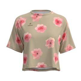 Panache W's Crop Jersey -  Flower