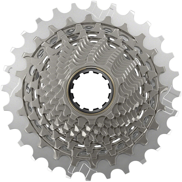 SRAM RED XG-1290 Cassette - 12-Speed 10-28t For XDR Driver Body Silver E1