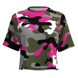 Panache W's Crop Jersey -  Glide Camo