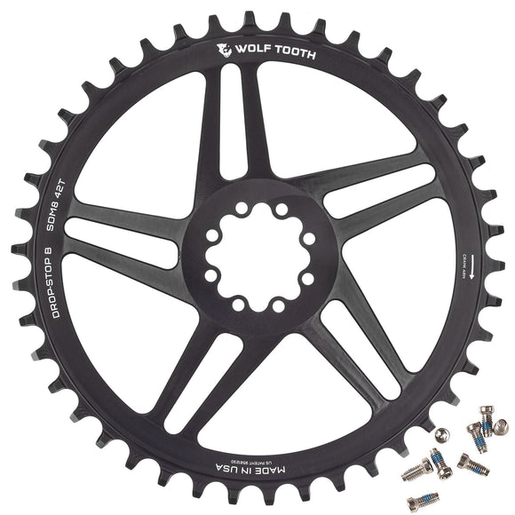 Wolf Tooth Direct Mount Chainrings for SRAM 8-Bolt Gravel / Road Cranks