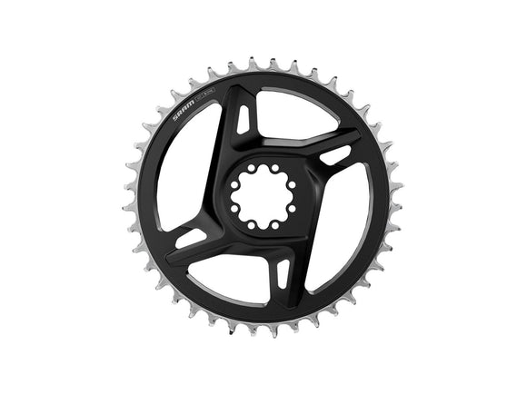 SRAM RED X-Sync Chainring - 40t 12/13-Speed 8-Bolt Direct Mount 6.5mm Offset BLK/Silver E1