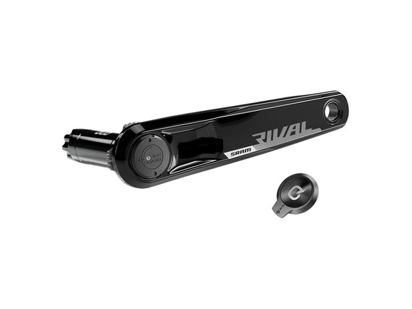 SRAM Rival AXS Power Meter Left Crank Arm Spindle Upgrade Kit - 170mm DUB Spindle Interface BLK D1