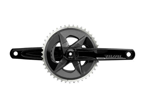 SRAM Rival AXS Wide Crankset - 172.5mm 12-Speed 43/30t 94 BCD DUB Spindle Interface BLK D1