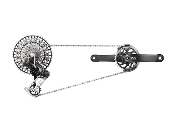 SRAM XX T-Type Eagle Transmission Groupset - 165mm Crank 32t Chainring AXS POD Controller 10-52t Cassette Rear Derailleur Chain