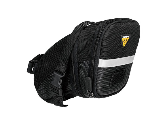 Topeak Aero Wedge Seat Bag - Strap-on Medium Black