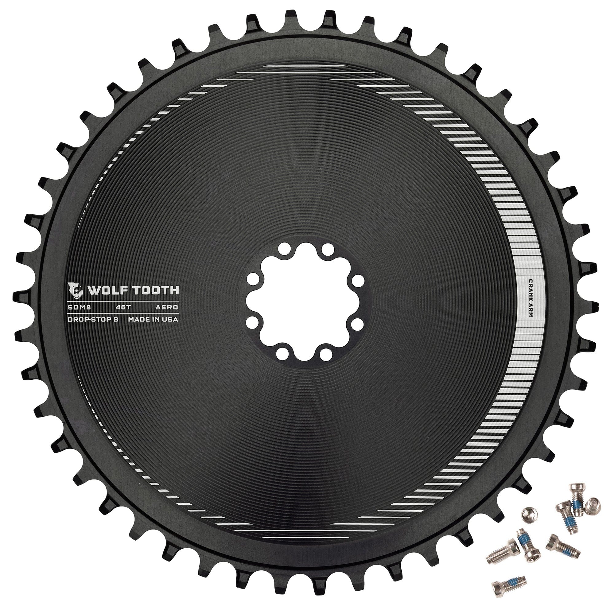 boa トール・スネークEP serial Aero Direct Mount Chainring for SRAM 8-Bolt Gravel / Road Cranks