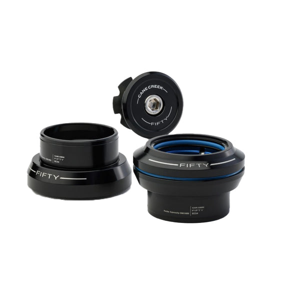 Cane Creek 50 Headset - EC34/28.6 Upper | EC34/30 Lower Straight Black