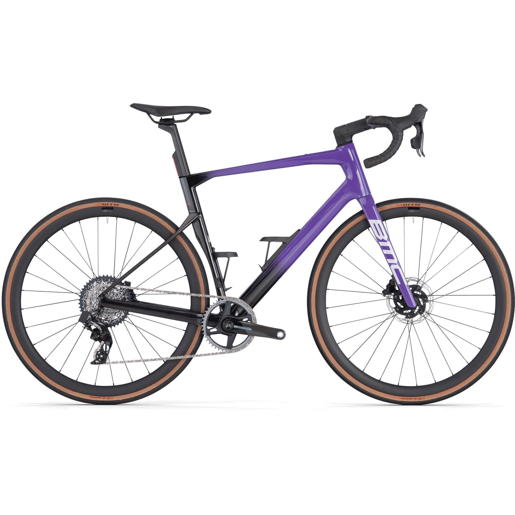 gravel bike 47 cm BMC Roadmachine 01 X One Disc Bike — Purple / Black / 47cm