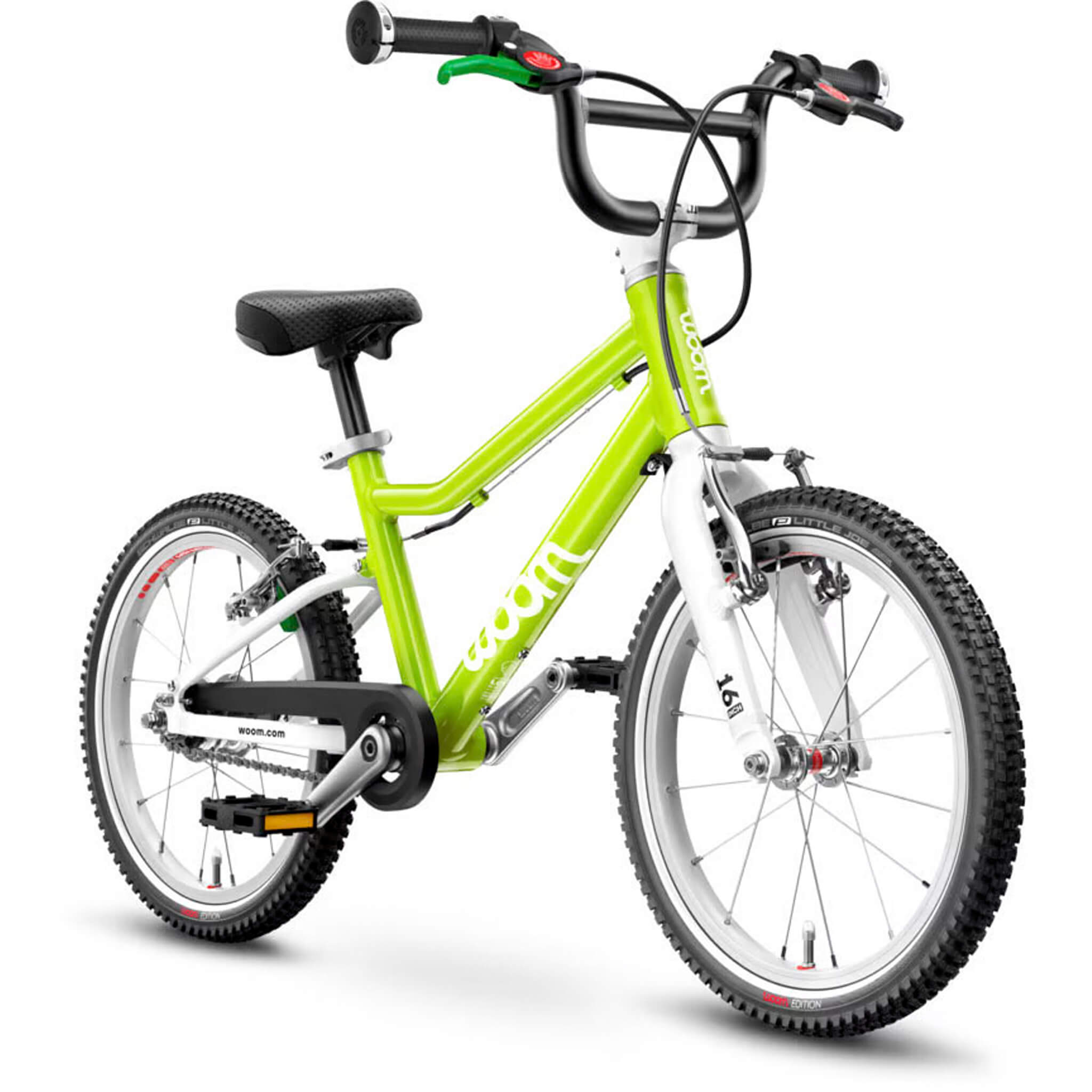 Buy lizard-lime Woom 3 Automagic Kids Bike 16&quot;