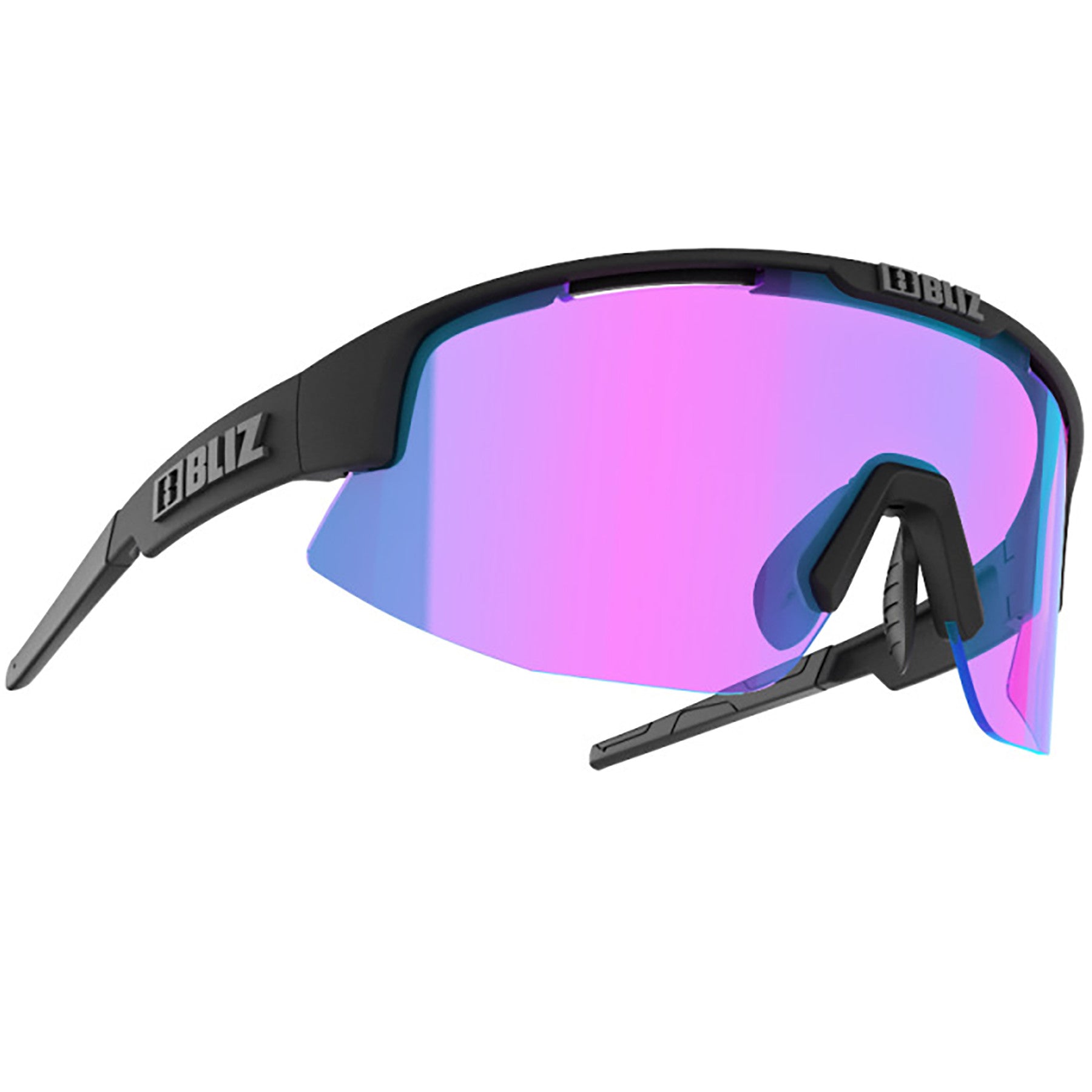 Bliz Matrix Small Nordic Light Matt Black/Begonia Violet Boulder