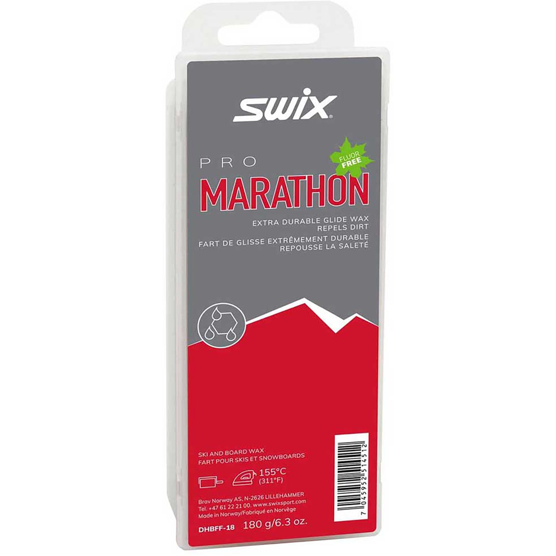 Swix Marathon Fluoro Free,180g White