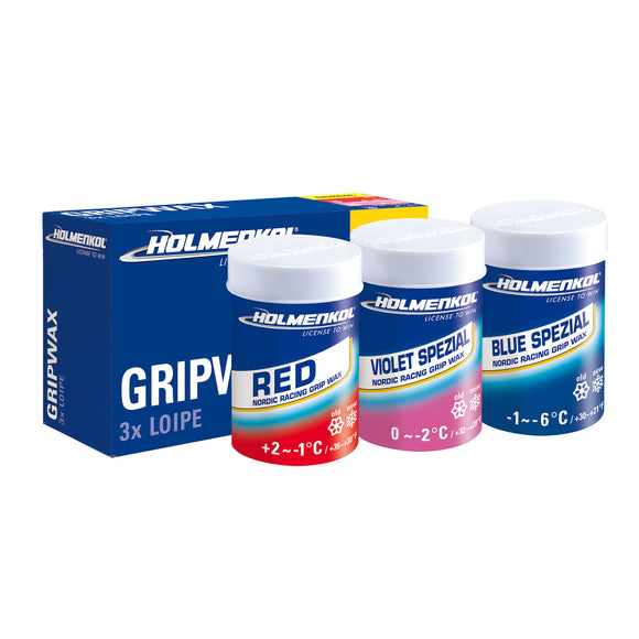Holmenkol Loipe  Grip Wax Kit