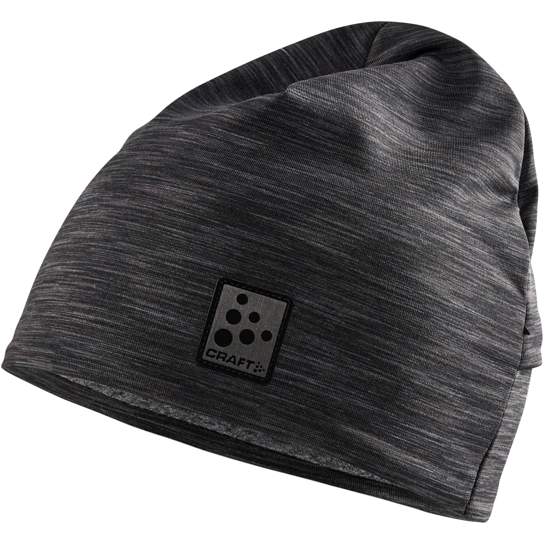 Buy black-melange Craft Microfleece Ponytail Hat