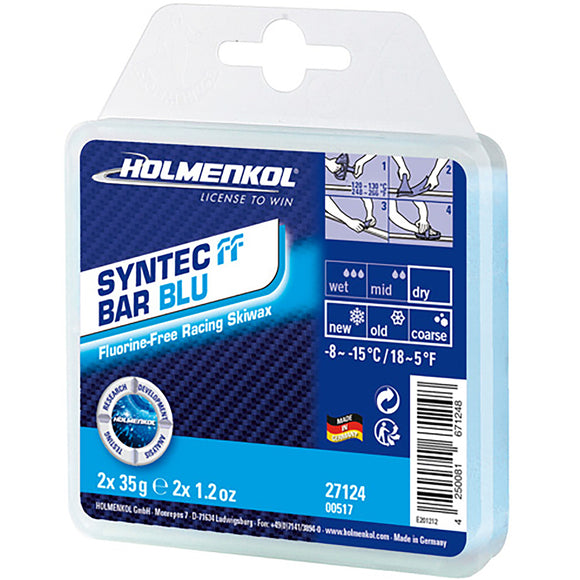 Holmenkol Syntec FF Racing Wax Bar 70g
