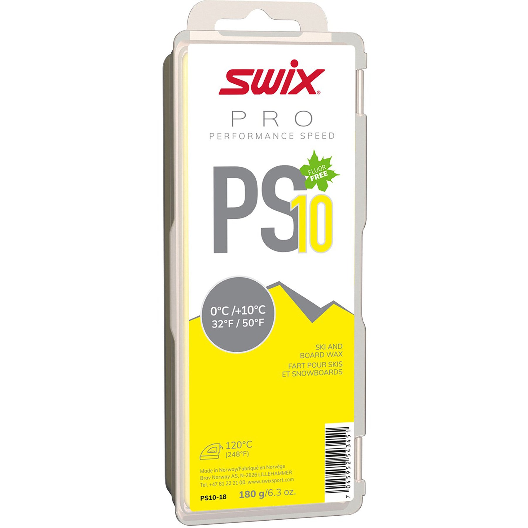 Swix PS Performance Speed Glide Wax 180g - 0