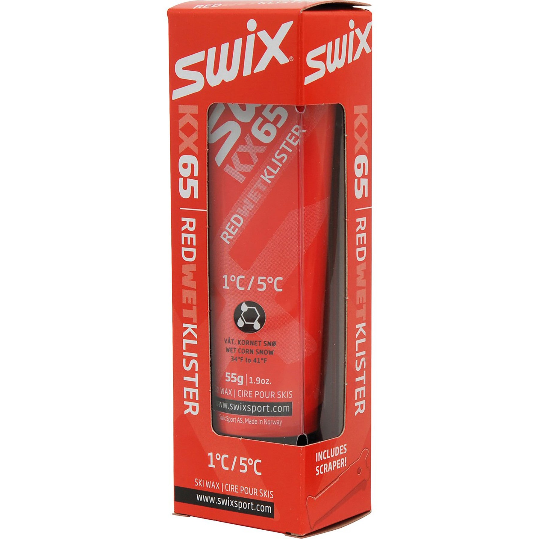 Buy kx65-red-1-5-c Swix Klister 55g