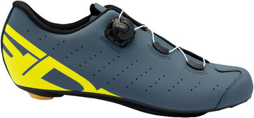 SIDI Fast 2 Road Shoes - Men's Blue/Yellow 43