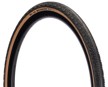 Teravail Washburn Tire - 700 x 45 Tubeless Folding Tan Light Supple Fast Compound