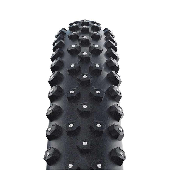 Schwalbe Ice Spiker Pro Tire 27.5''x2.25 Folding Clincher Winter DD Raceguard 67TPI Black