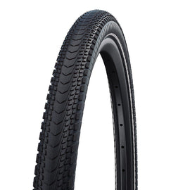 Schwalbe Marathon Almotion Tire - 700 x 38 Clincher Folding BLK/Reflective Evolution Line V-Guard