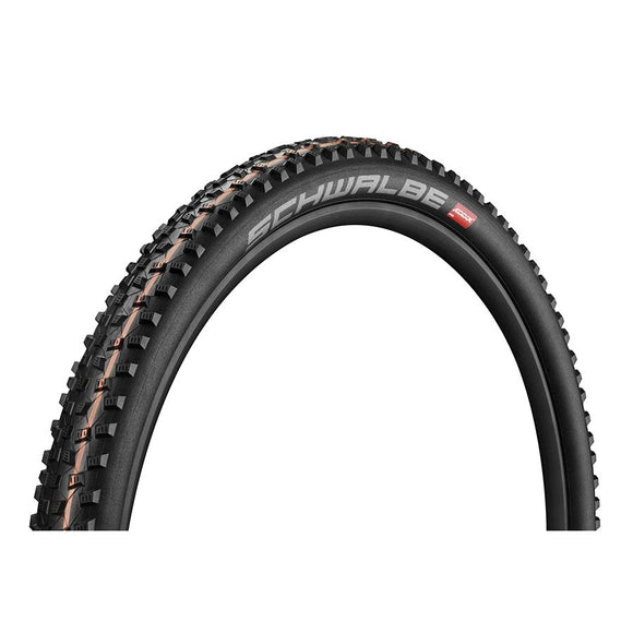 Schwalbe Rocket Ron Addix Mountain Tire 27.5''x2.25 Folding Tubeless Ready Addix Speedgrip SnakeSkin 67TPI Black