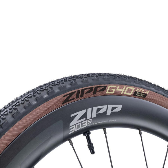 Zipp G40 XPLR Puncture Resistant Tire - 700 x 40 Tubeless Folding BLK/Tan A2