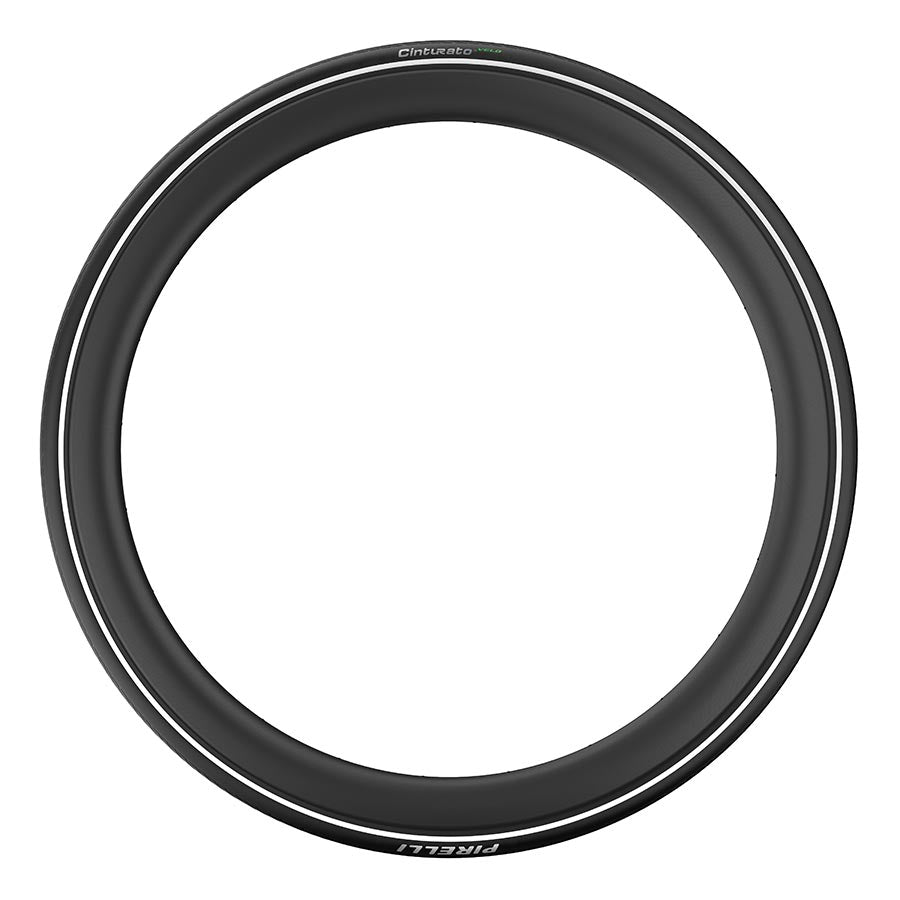 Pirelli Cinturato Velo TLR Reflective Road Tire 700x35C Folding Tubeless Ready SmartNET Silica ArmourTech 60TPI Black