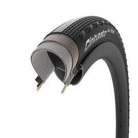 Pirelli Cinturato All Road Gravel Tire 700x50C Folding Tubeless Ready PROCompound Gravel ProWALL Gravel 60TPI Black