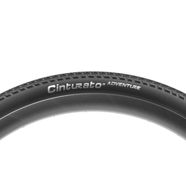 Pirelli Cinturato Adventure Gravel Tire 700x50C Folding Tubeless Ready PROCompound Gravel ProWALL Gravel 60TPI Black