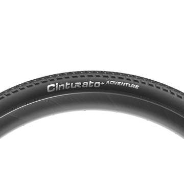 Pirelli Cinturato Adventure Gravel Tire 700x50C Folding Tubeless Ready PROCompound Gravel ProWALL Gravel 60TPI Black