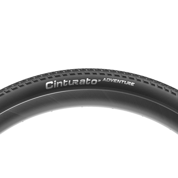 Pirelli Cinturato Adventure Gravel Tire 700x50C Folding Tubeless Ready PROCompound Gravel ProWALL Gravel 60TPI Black