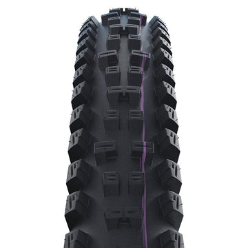Schwalbe Tacky Chan Tire - 29 x 2.40 Tubeless Folding BLK Evolution Line Super Downhill Addix Ultra Soft E-50