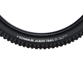 Schwalbe Albert Tire - 27.5 x 2.50 Tubeless Folding BLK Evolution Line Trail Pro Addix Ultra Soft Radial E-50